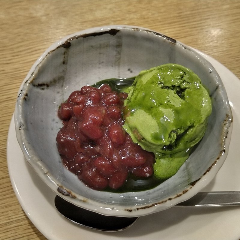 抹茶あいす(れすとらん四六時中 前沢店 )