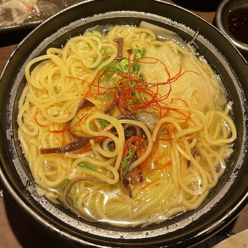 とり麺(炭火焼鳥 まさや 福島店)