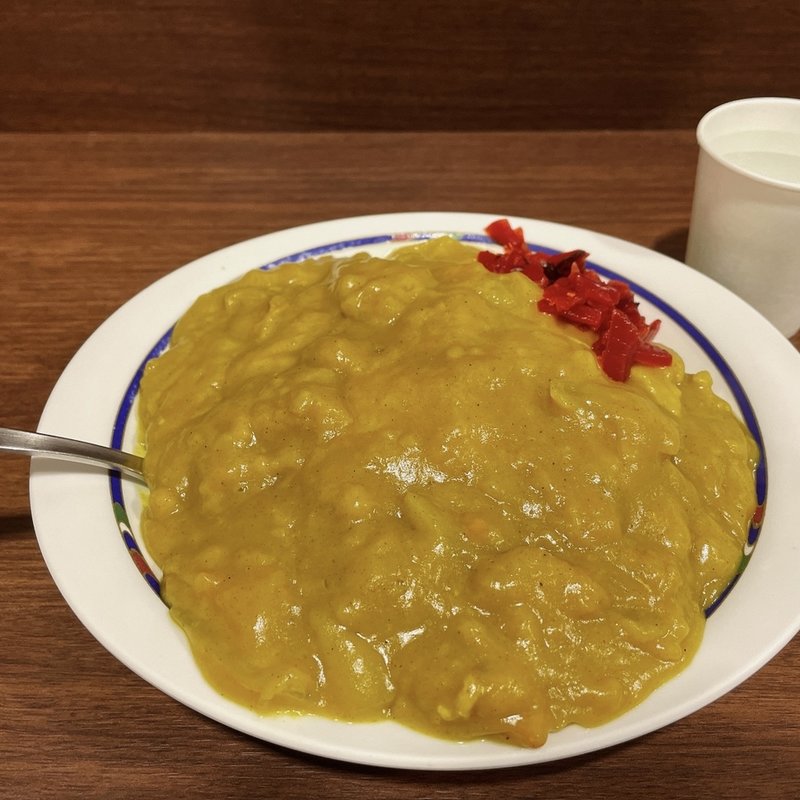 普通カレーライス(名物 万代そば （【旧店名】 浦浜農園そばコーナー）)