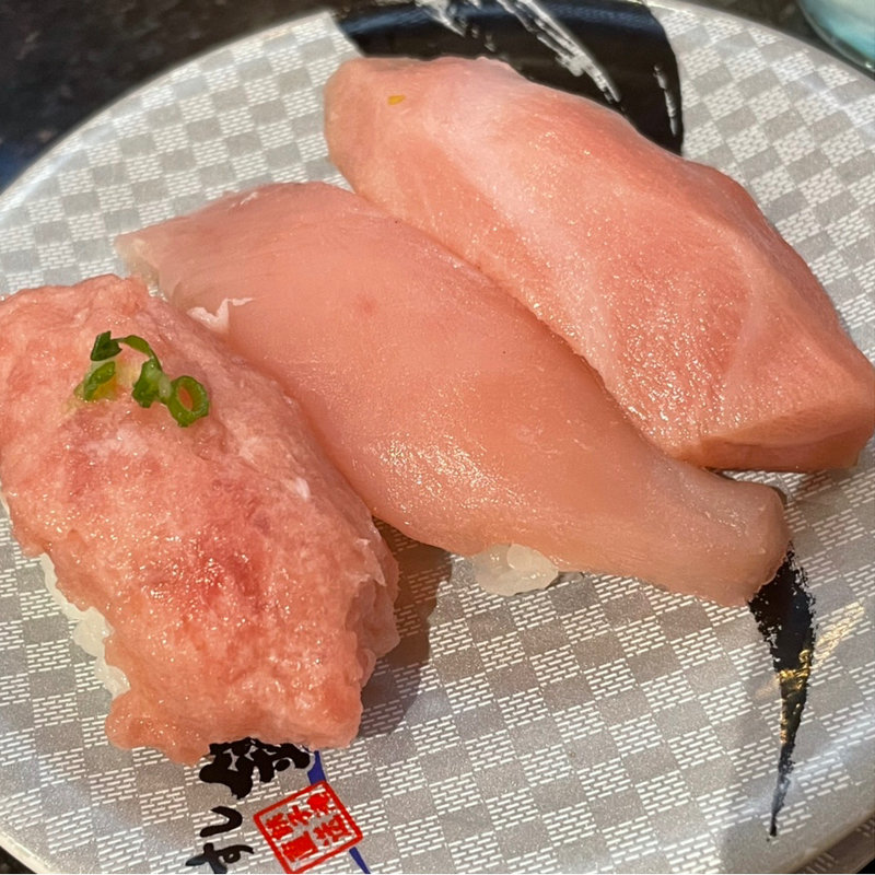 まぐろ食べ比べ3カン(すし 銚子丸 高島平店 （チョウシマル）)