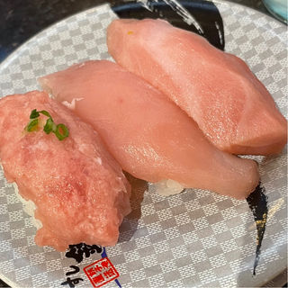 まぐろ食べ比べ3カン(すし 銚子丸 高島平店 （チョウシマル）)