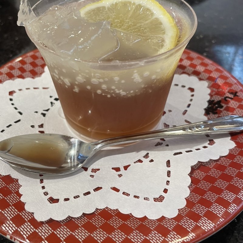 食べる黒酢ゼリー(すし 銚子丸 高島平店 （チョウシマル）)