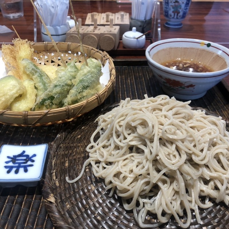 キスの天盛りそば(そばやし)