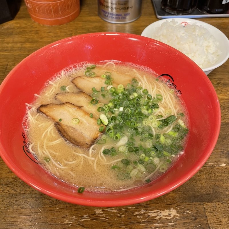 長浜ラーメン+ごはん小(長浜ラーメン博多屋 海田店 )