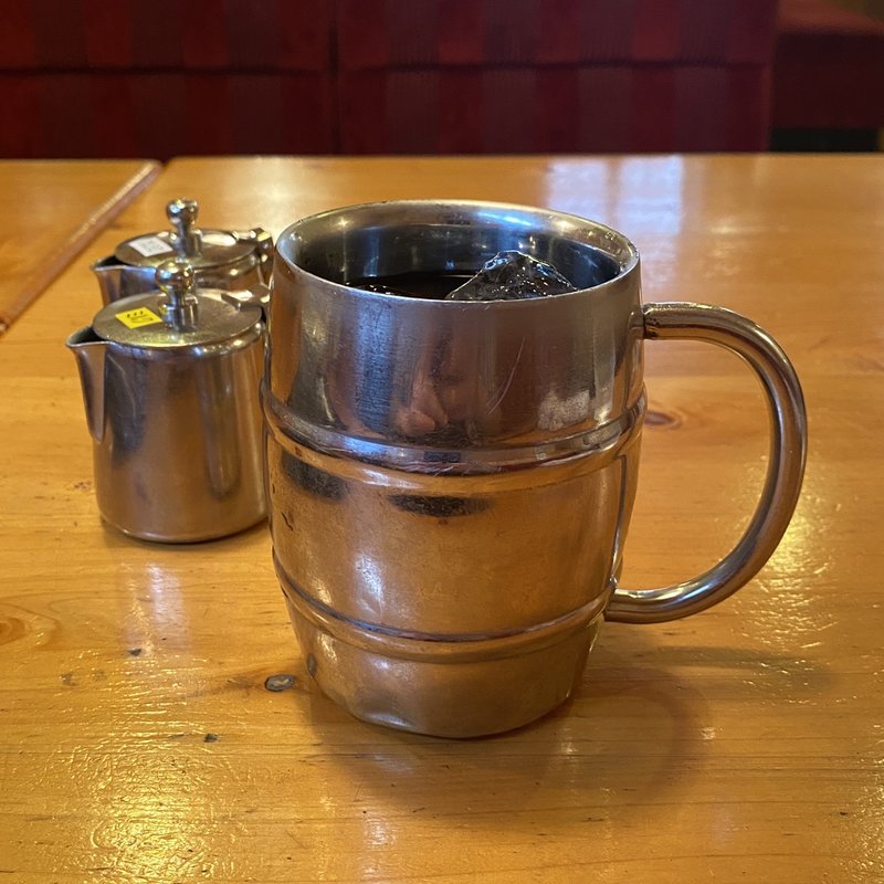 アイスコーヒー(金シャチ珈琲店 黒川店)