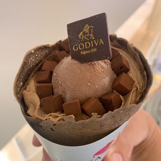 スペシャルクレープ　生チョコレート(ゴディバデザート ららぽーと福岡（3F）店)