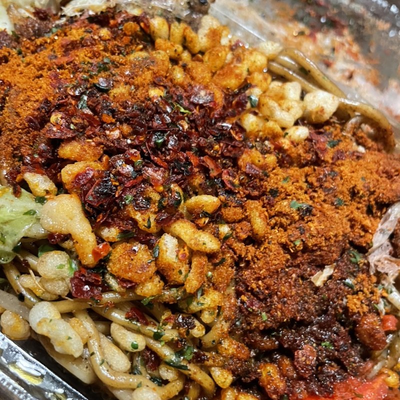 焼きそば　並　天笠トッピング(焼きそば　伊藤)