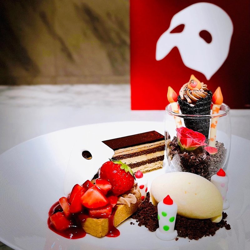 ミュージカル『オペラ座の怪人』スイーツセット(ラウンジ　リバーヘッド　ホテルグランヴィア大阪 )