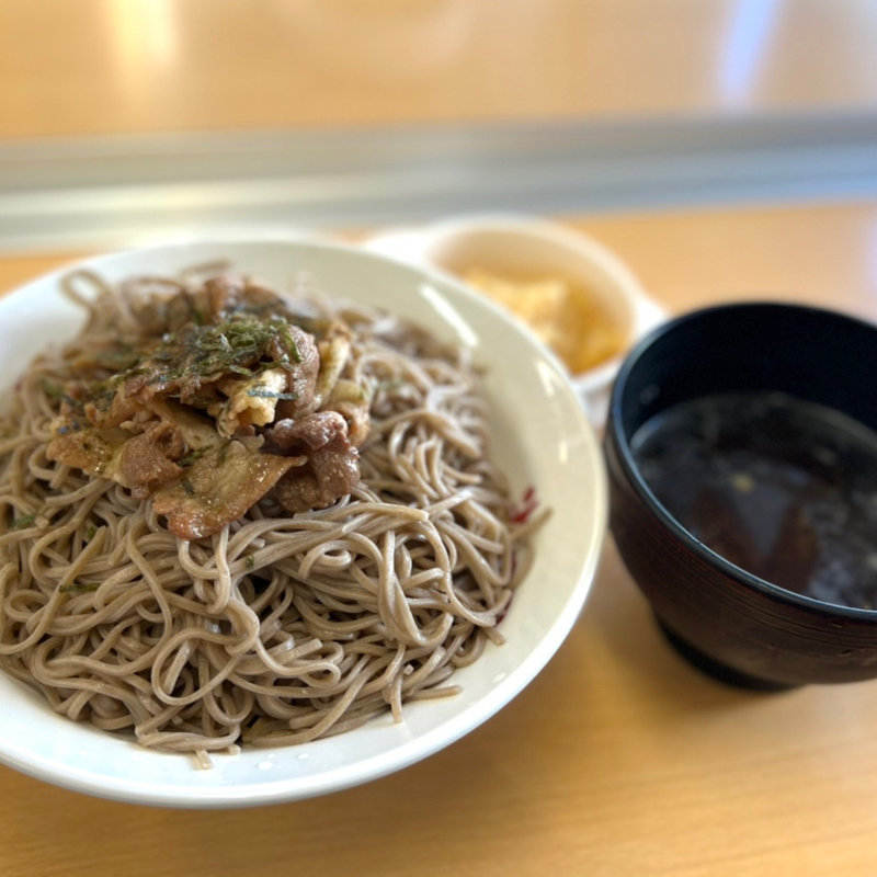 大盛り冷やし肉そば(半田屋 サッポロファクトリー前店)