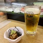 ビール&お通し(よりみち心)