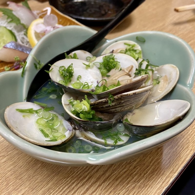 ハマグリ酒蒸し(よりみち心)