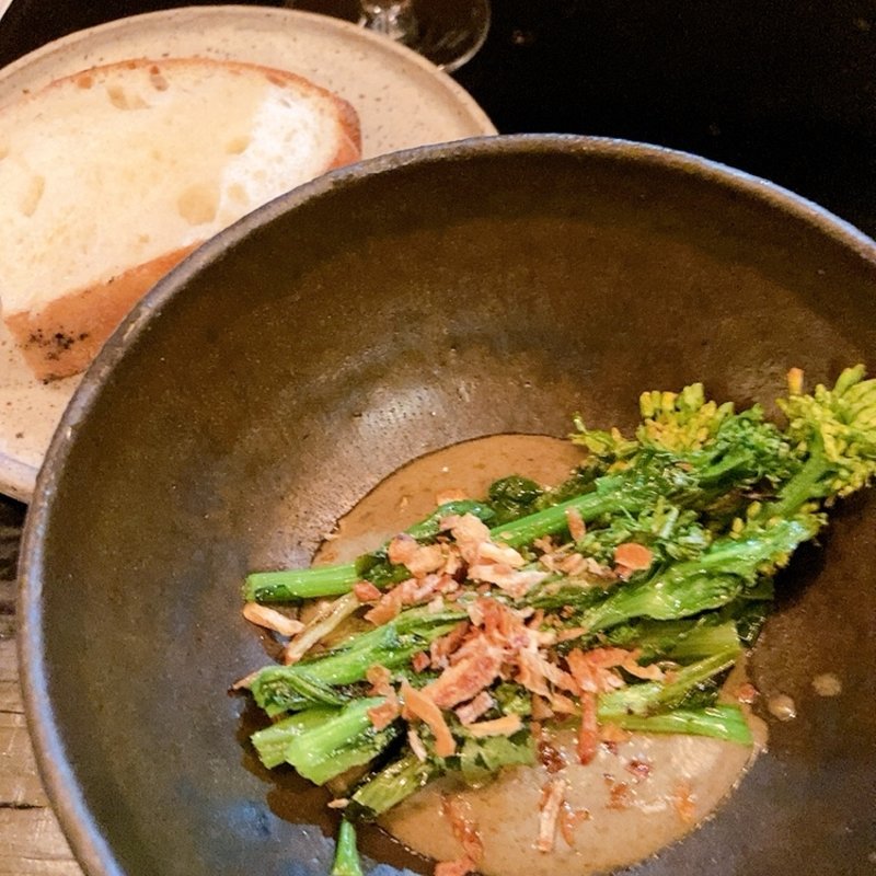 菜の花蟹味噌(Nature wine&pub under)