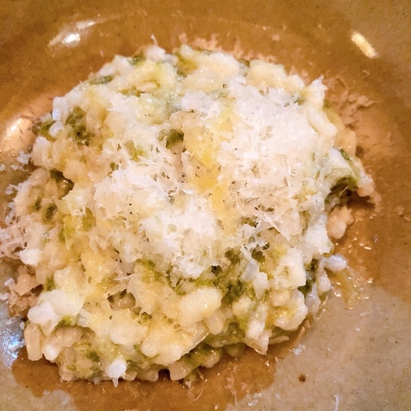 海苔とペコリーノチーズのリゾット(Nature wine&pub under)