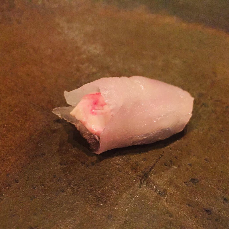 カワハギの肝包み(九わ萬)