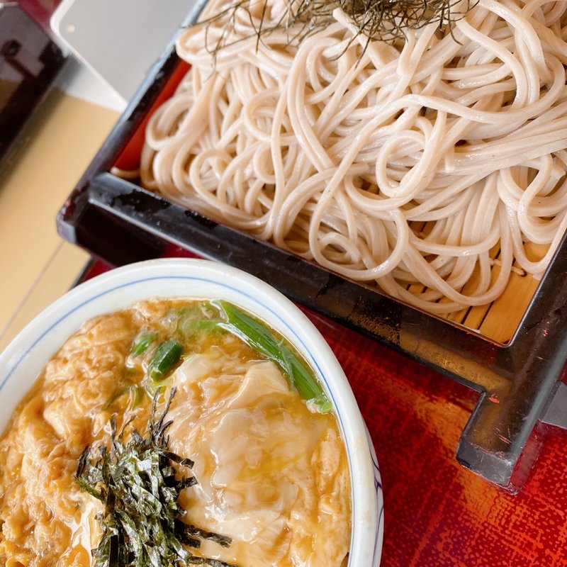 ざるそばとミニ玉子丼(鶴喜そば)