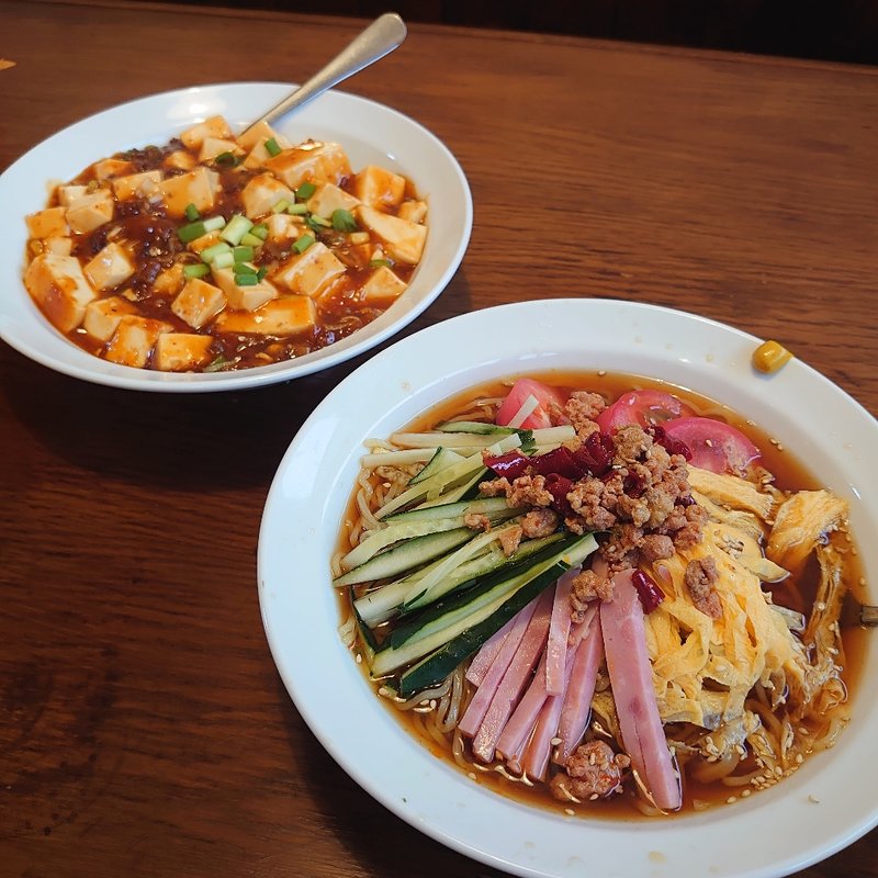 台湾冷麺セット(台湾料理 八福)