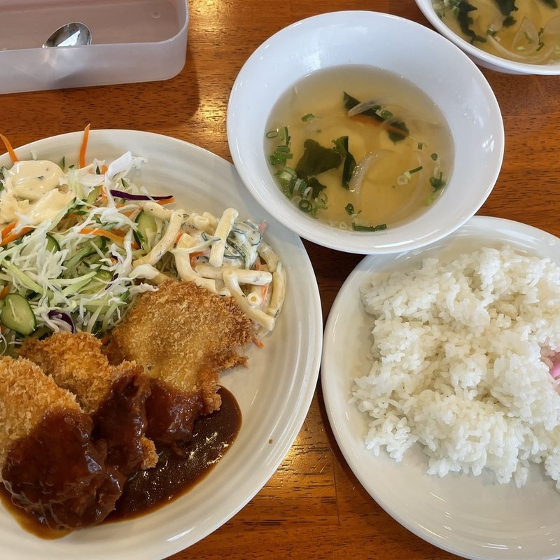 日替わりランチ　ポークカツ　ランチドリンク付き(テラタケ)