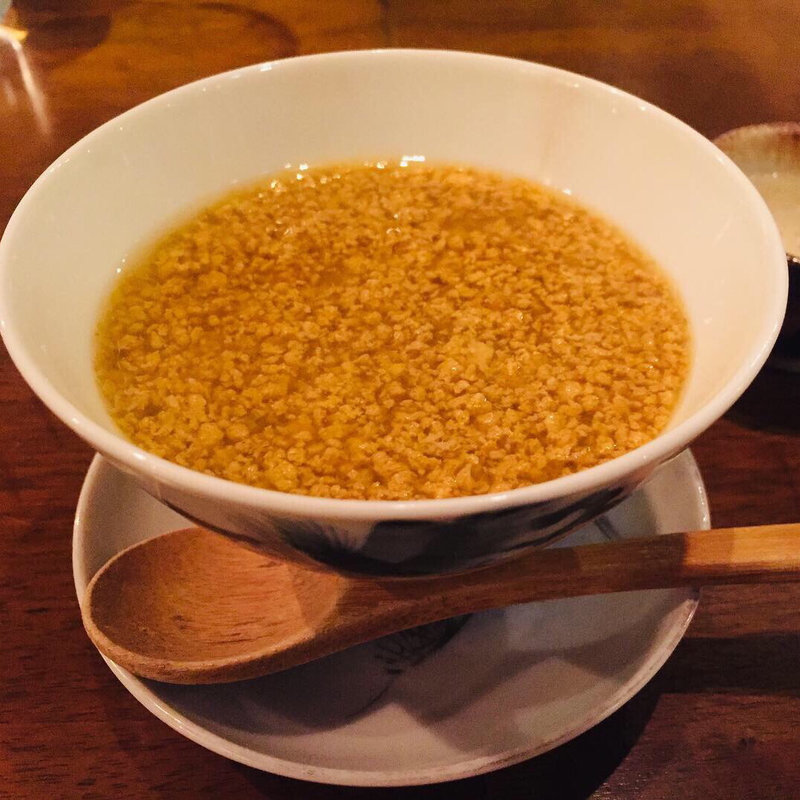 モクズガニの茶碗蒸し(九わ萬)