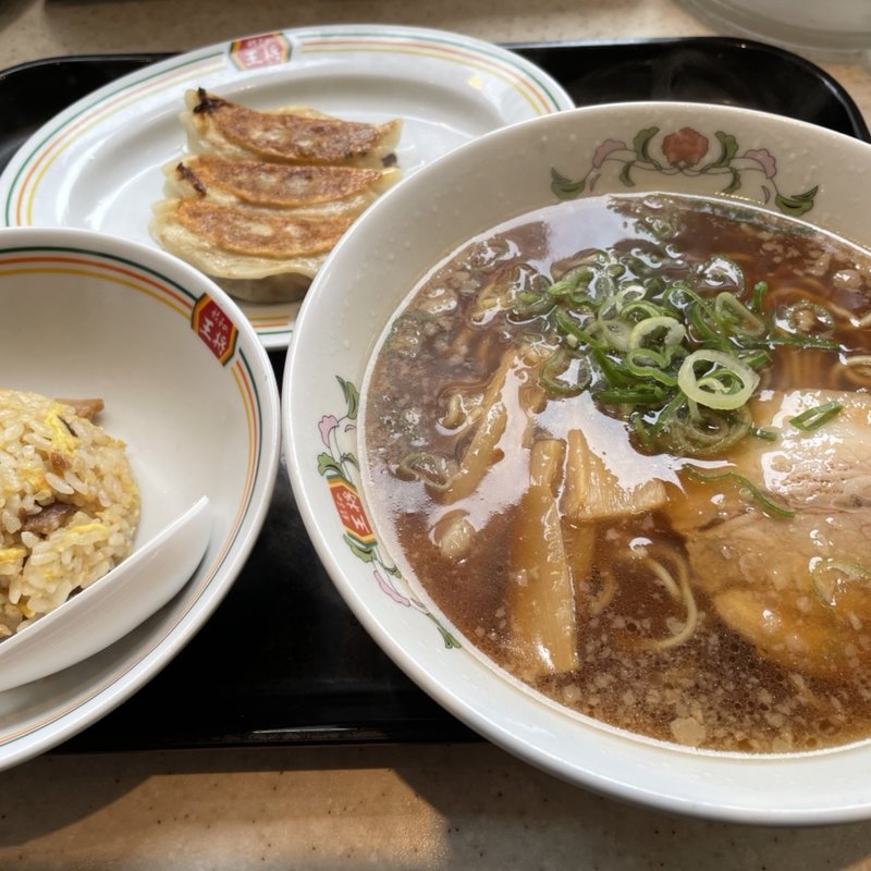 醤油ラーメンセット(餃子の王将 赤羽駅南口店)