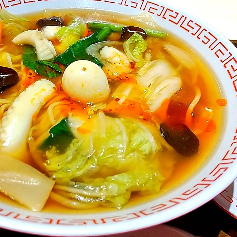 五目うま煮そば(大阪王将 カメイドクロック店)