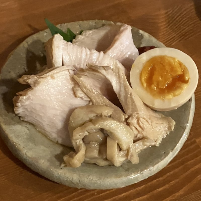 鶏むねチャーシューゆで卵つき(Taberi)