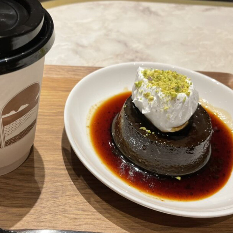 固めの黒いプリン( UNI COFFEE ROASTERY)