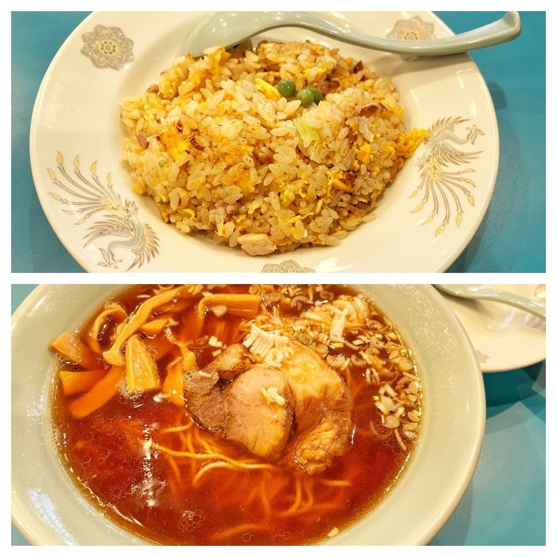 中華そば 半炒飯(やじ満)