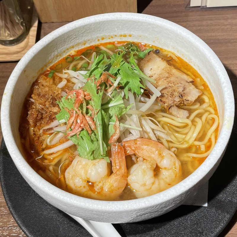 旨辛海老ラーメン(リトル アジア)