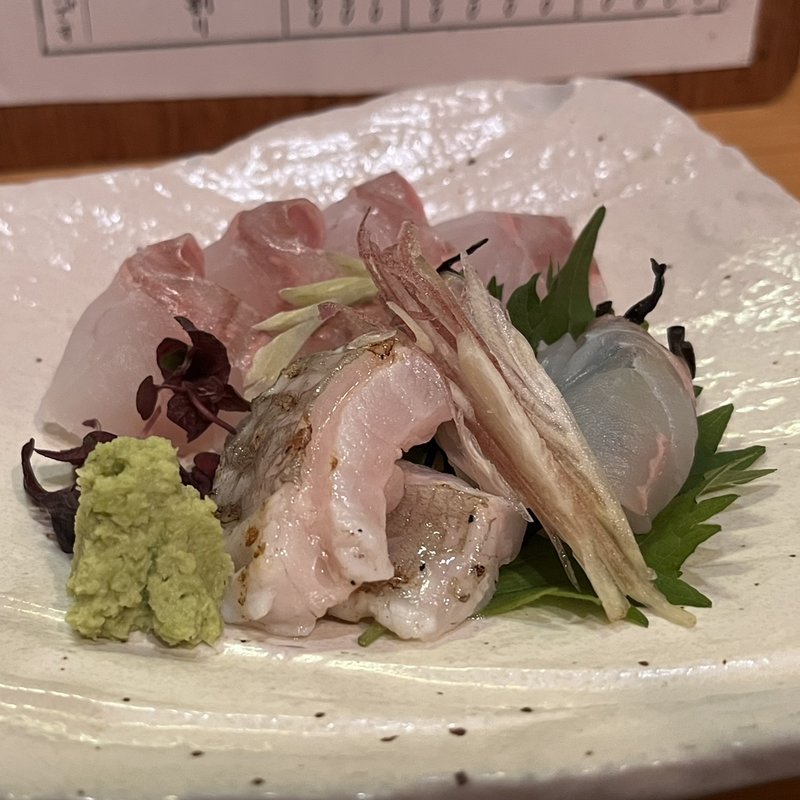 ヒラメの刺身(よよぎあん )