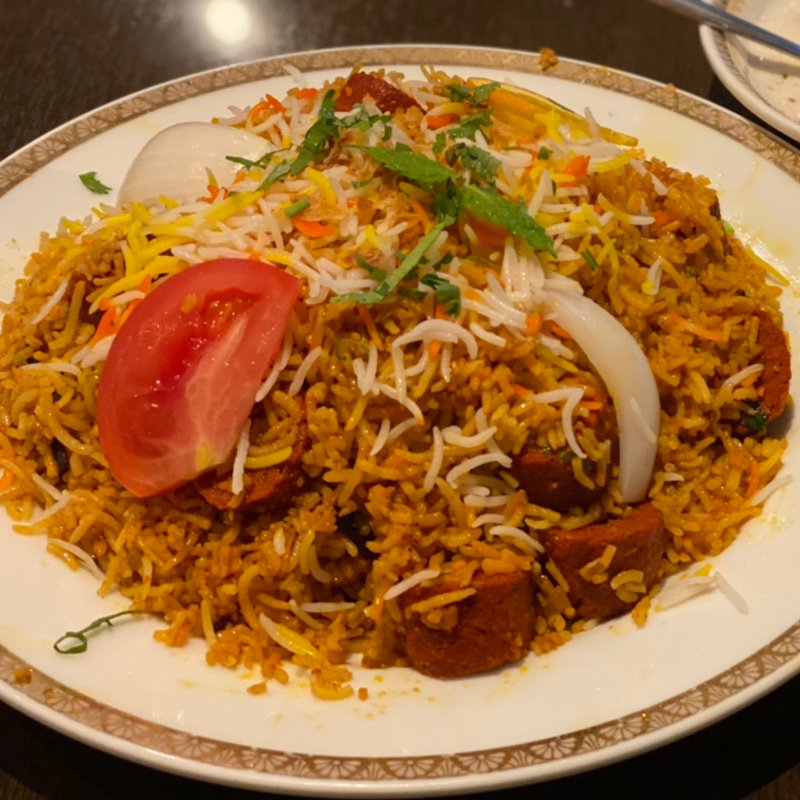 シシカバブ(マトン)ビリヤニ(サルマ ティッカアンドビリヤニ （SALMA Tikka & Biryani）)