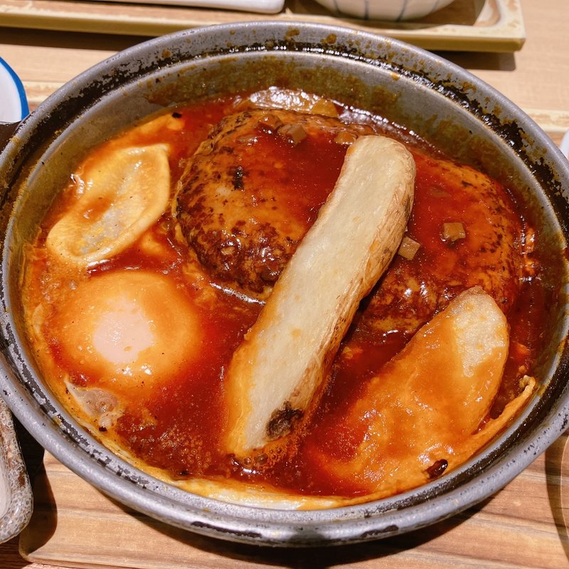 特製デミソースハンバーグ(さち福やCAFE グランエミオ所沢店)