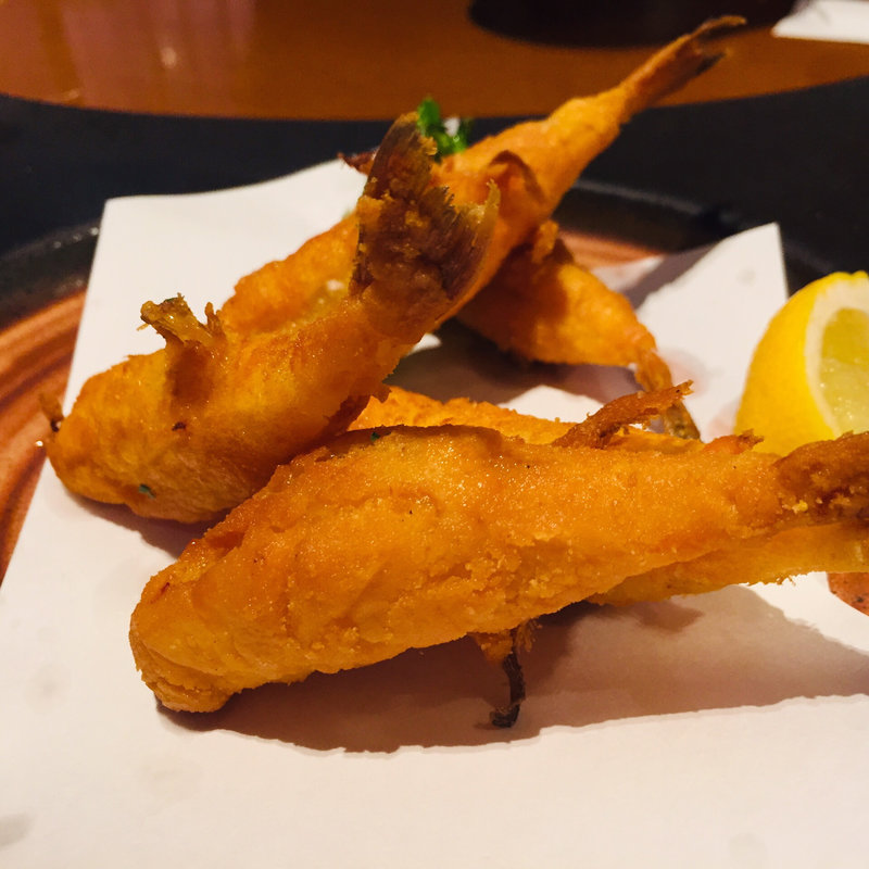 子ふくの唐揚げ(瓦そば たかせ 門司港レトロ店)