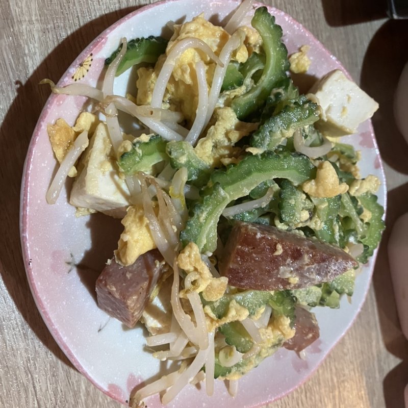 ゴーヤちゃんぷる（ハーフ）(沖縄大衆居酒屋　島人)