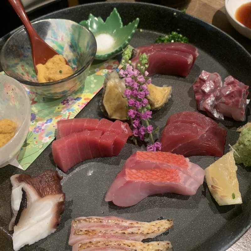 刺身五種盛り(オ山ノ活惚レ)