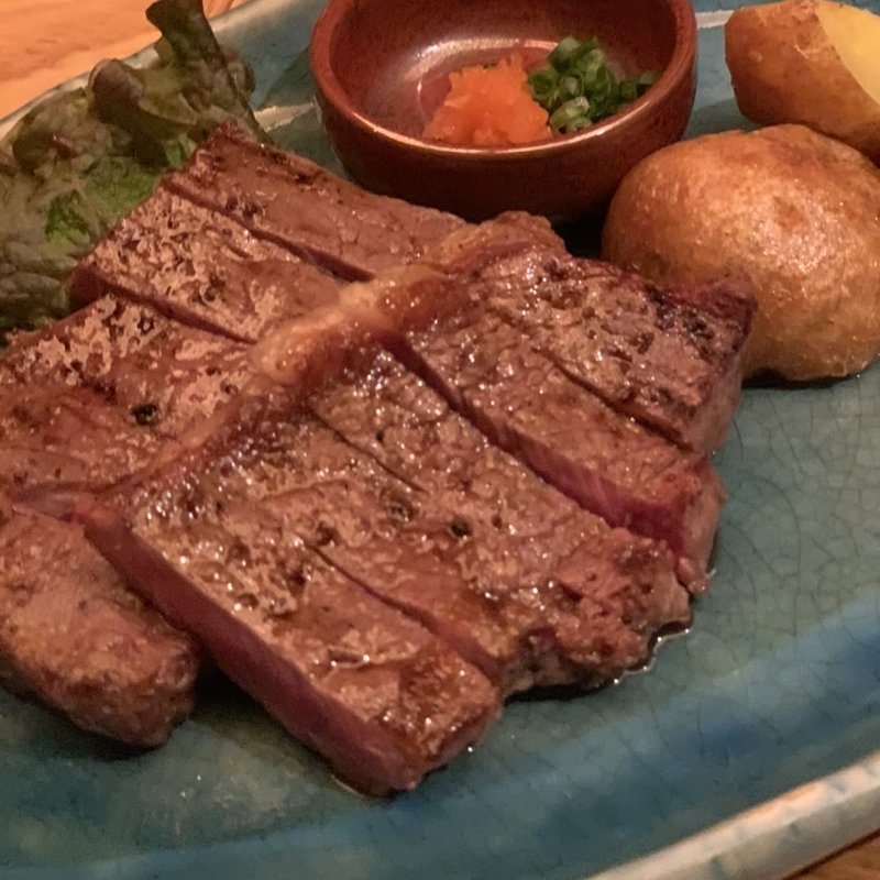 道産牛炭火焼き(炭焼･寿し処 炙屋 札幌駅南口店)