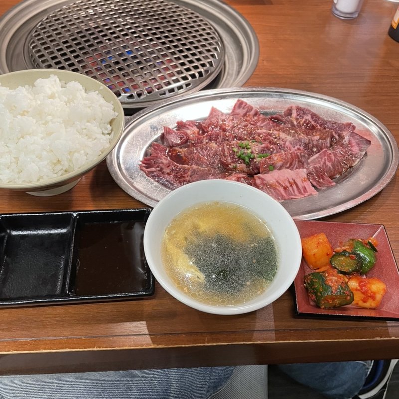 ハラミ定食（肉増し）(いちよし )