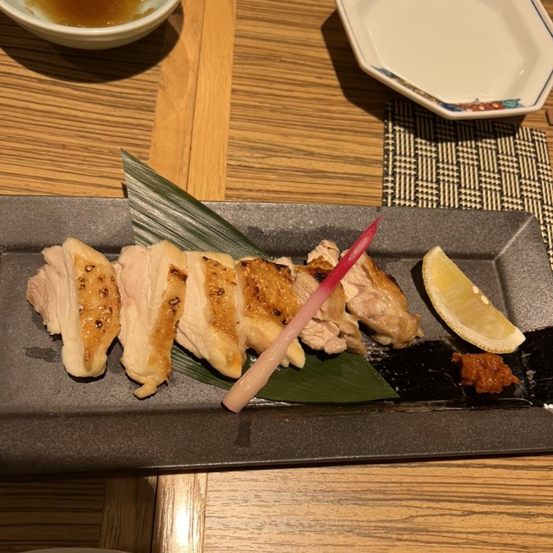錦爽鷄の塩焼き(玄杜亭)