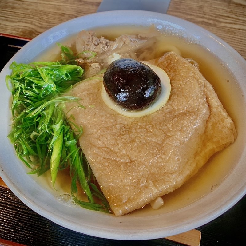 きつねうどん(すじかま)