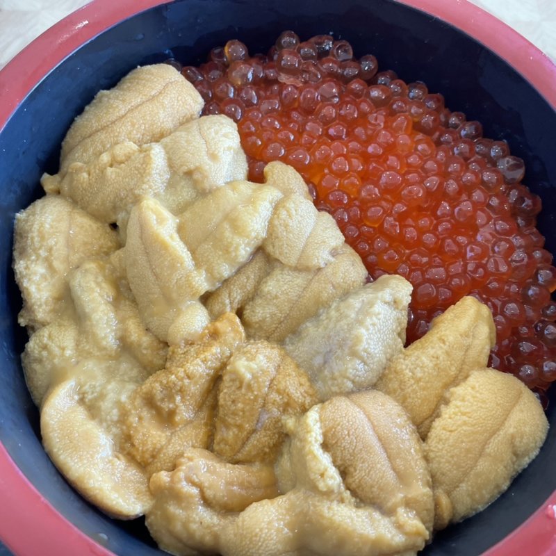 うにイクラ丼(レストラン 海幸)