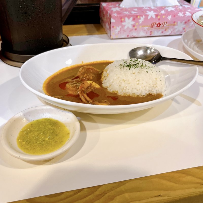 シーフードカレー(八ちゃんラーメン)