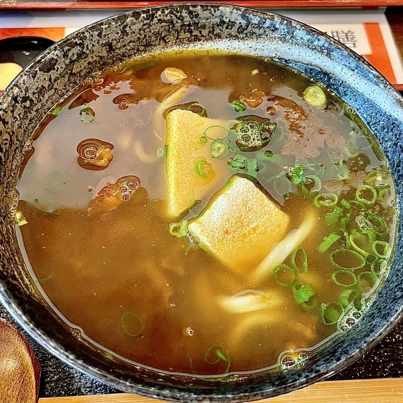 カレーうどん 高野豆腐入り(西利 )