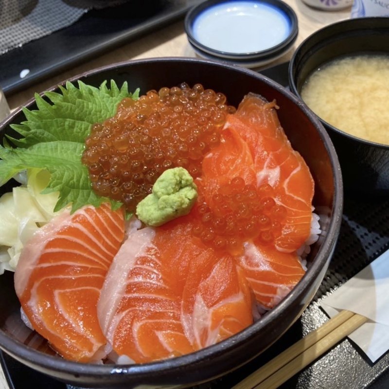 サーモンいくら丼(魚力食堂 光が丘店)