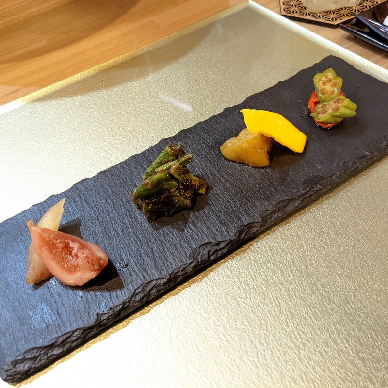 季節野菜の冷菜盛り合わせプレート(中国菜漢)