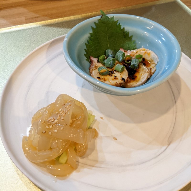 特級クラゲ　たこの柔らか煮　麻辣ソース(中国菜漢)