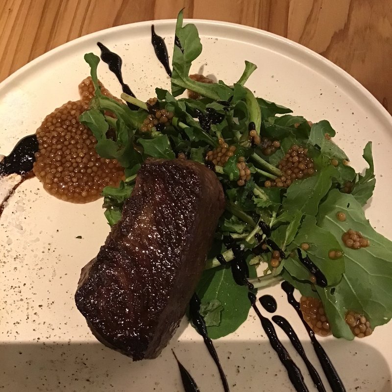 和牛の鉄板焼き(WE ARE THE FARM 豊洲)