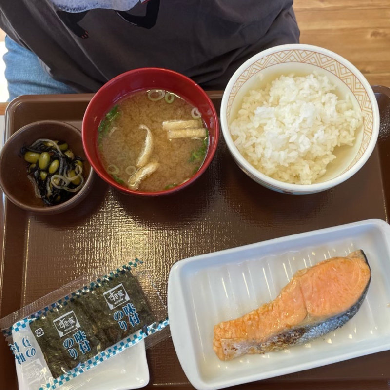 鮭朝食 ごはんミニ(すき家 横浜上郷店 )