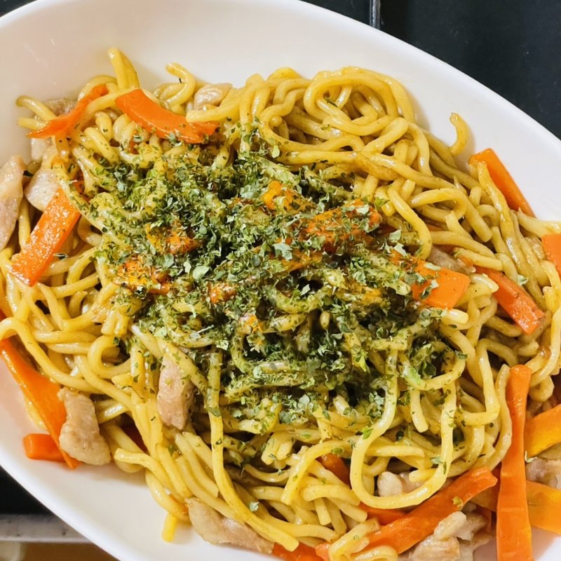 鉄板焼きそば(自宅)