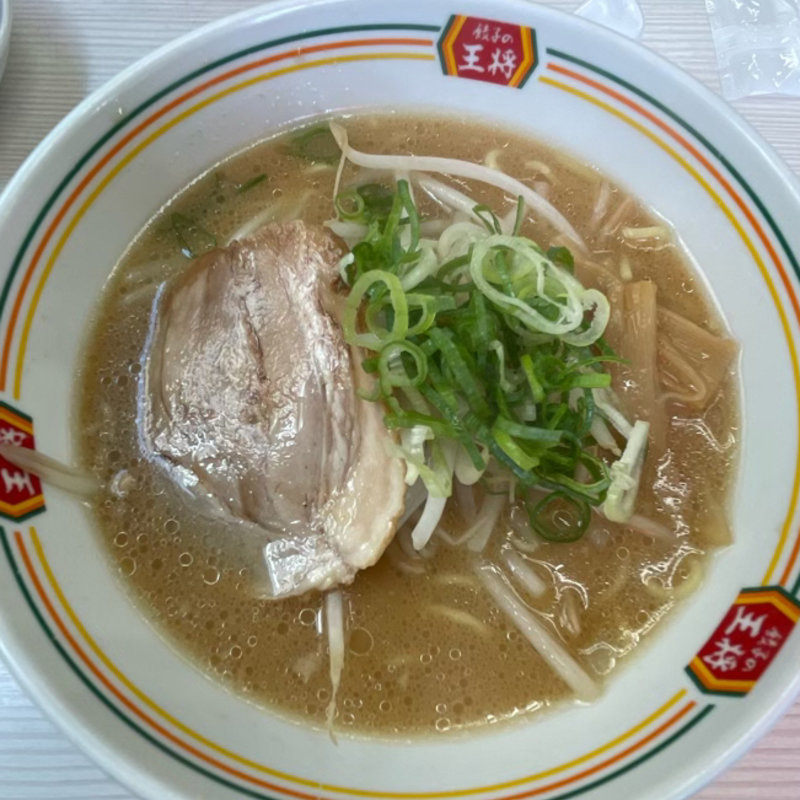 餃子の王将ラーメン ジャストサイズ(餃子の王将 甲府国母店 )