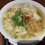 淡麗　塩雲呑麺(京都北白川ラーメン魁力屋 我孫子店)