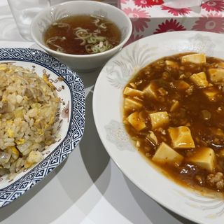 麻婆豆腐、炒飯セット(中華 太華)